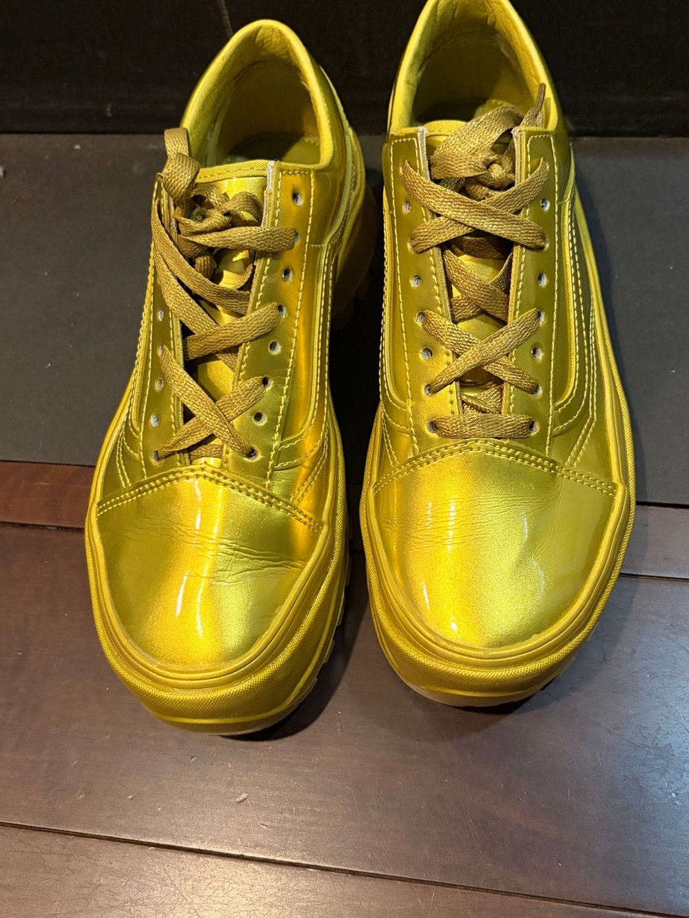 VANS x Collina Strada metallic Old Skool Vibram DX Sneakers - Picture 3 of 7